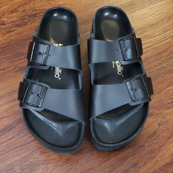 Birkenstock Papillio Black Leather platform size 41 - Picture 1 of 7